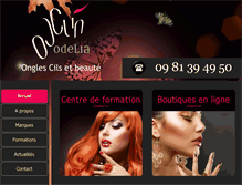 Tablet Screenshot of odelia.fr